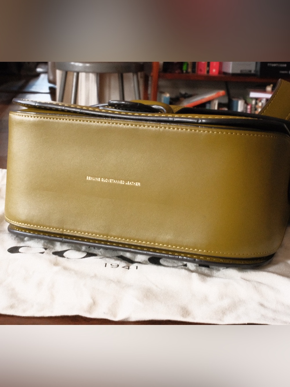 Coach Olive Green Archive Courier 1941 Crossbody Saddle Bag - Women - Picture 3 of 9